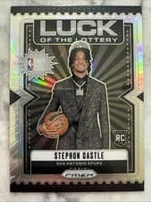 2024-25 Panini Prizm Luck of the Lottery Stephon Castle #12 card