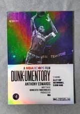 2025-26 NBA Hoops Dunkumentory Anthony Edwards #D-1 card