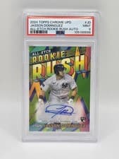 2024 Topps Chrome Update All-Etch Rookie Rush Autograph Jasson Domínguez #CURR-JD card