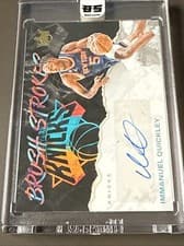 Immanuel Quickley 2023 Panini Court Kings Brush Strokes card