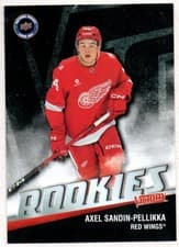 2026 Upper Deck National Hockey Card Day UD Victory Black Rookies Axel Sandin-Pellikka #V-15 card