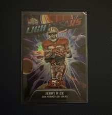2025 Topps Cosmic Chrome Light Years Jerry Rice #LY-12 card