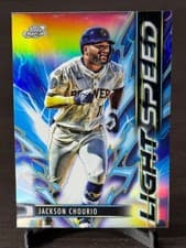 2025 Topps Cosmic Chrome Light Speed Jackson Chourio #LS-6 card