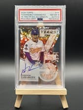 2026 Topps 75 Years of Topps Die-Cut Autographs Yoshinobu Yamamoto #75YA-YY card