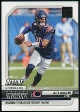 2025 Donruss Best of Instant Caleb Williams #INS-CWS card