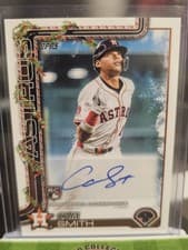 2025 Topps Holiday Autographs Cam Smith #PA-CSM card