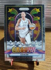 2025 Panini Prizm WNBA Groovy A'ja Wilson #1 card