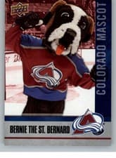 Bernie the St. Bernard 2020 Upper Deck National Hockey Card Day Mascots card