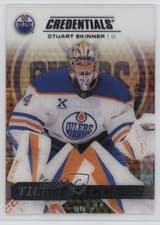 2025-26 Upper Deck Credentials Acetate Ticket Access Stuart Skinner #TA-SS card