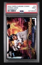 Aaron Judge 2024 Topps Cosmic Chrome Supernova card