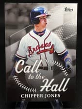 2025 Topps Call to the Hall Chipper Jones #CTH-2 card