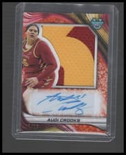 2024-25 Bowman's Best University Prospect Jumbo Relic Autographs Audi Crooks #PJRA-AC card
