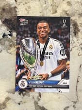 Kylian Mbappe 2024 Topps Now UCL card