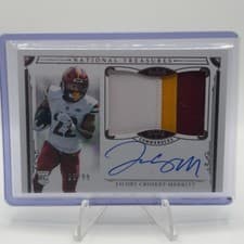 2025 Panini National Treasures Rookie Patch Autographs Jacory Croskey-Merritt #202 card