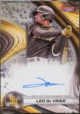 Leo De Vries 2024 Bowman's Best Best of 2024 Autographs card