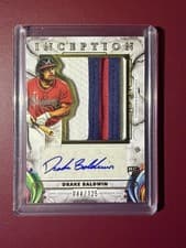 2025 Topps Inception Inception Autograph Jumbo Patch Drake Baldwin #IAJP-DB card