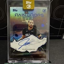 2025-26 Topps 3 Raindrops Signatures Jett Howard #RS-JHW card
