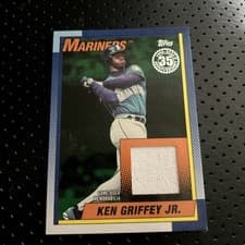 2025 Topps Update 1990 Topps Baseball Relics Ken Griffey Jr. #90RU-KG card