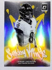 2025 Donruss Optic Sunday Kings Lamar Jackson #5 card