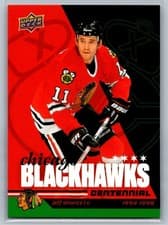 2025-26 Upper Deck Chicago Blackhawks Centennial Hobby Jeff Shantz #15 card