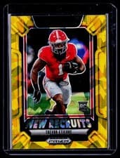 2025 Panini Prizm Draft Picks New Recruits Trevor Etienne #24 card