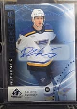 2025-26 SP Game Used Authentic Rookies Dalibor Dvorsky #AR-DV card
