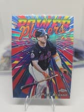 2025 Topps Chrome Logofractor Edition Power Players Pete Alonso #PP-12 card