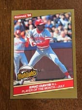 Eric Davis 1986 Donruss Highlights card