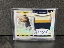 2025 Panini National Treasures Colossal Material Signatures Brock Wilken #8 card