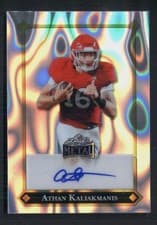 2025 Leaf Metal 92 Autographs Athan Kaliakmanis #92L-AK1 card