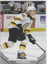 2025-26 Upper Deck AHL Base Set Alex Steeves #34 card