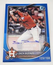 2025 Bowman Chrome Rookie Autographs Zach Dezenzo #CRA-ZD card