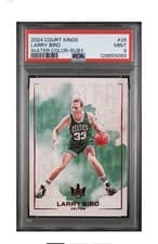 2024-25 Panini Court Kings Water Color Larry Bird #26 card