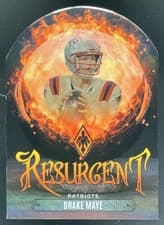 2025 Panini Phoenix Resurgent Snow Globe Drake Maye #17 card
