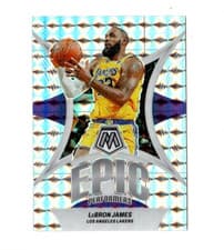 2023 Panini Mosaic Epic Performers LeBron James Green #2 card