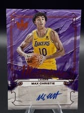 2024-25 Panini Court Kings Masterstrokes Autographs Max Christie #MS-MAX card
