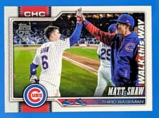 2026 Topps Walk This Way Matt Shaw #27 card