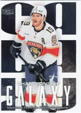 2025-26 SkyBox Metal Universe Championship Galaxy Matthew Tkachuk #CG-9 card