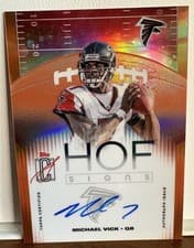 2025 Topps Signature Class HOF Signs Michael Vick #HOF-MV card