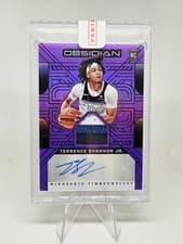 Terrence Shannon Jr. 2024-25 Panini Obsidian Rookie Jersey Ink card