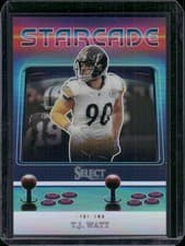 2025 Panini Select Starcade T.J. Watt #21 card