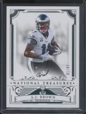 2025 Panini National Treasures Base Set A.J. Brown #81 card