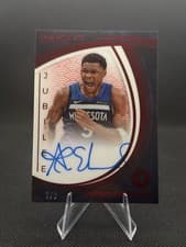 2024-25 Panini Immaculate Collection Jubilee Signatures Set Anthony Edwards #8 card