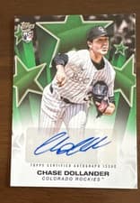 2025 Topps Update Baseball Stars Autographs Chase Dollander #BSAU-CD card