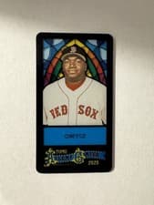 2025 Topps Allen & Ginter Mini Stained Glass David Ortiz #53 card