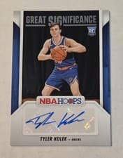 2024-25 Hoops Great SIGnificance Tyler Kolek #GS-TKK card