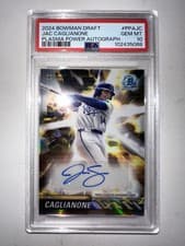 2024 Bowman Draft Plasma Power Autographs Jac Caglianone #PPA-JC card
