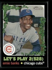 Ernie Banks 2020 Topps Heritage Let's Play 2 card