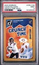 2025 Donruss Crunch Time Caleb Williams #CRU-CWI card