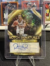 2025-26 Topps Topps Notch Signatures Richard Jefferson #TNS-RJ card